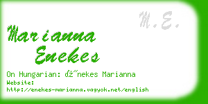 marianna enekes business card